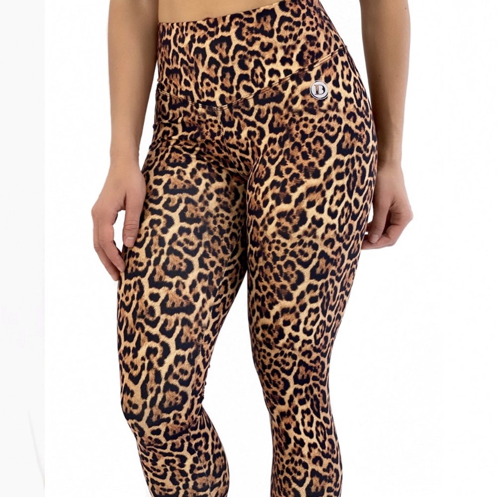 Leopard Print Workout Pants